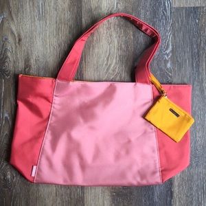 Clinique brand nylon tote